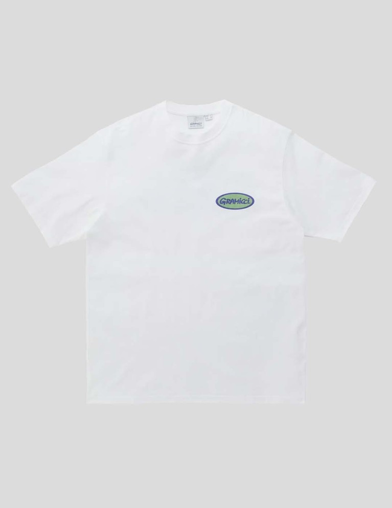 GRAMICI gramicci oval tee white T-shirt